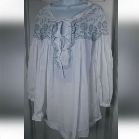 NWOT See by Chloe Peasant Blouse GORGEOUS EU 44 - Picture 1 of 10